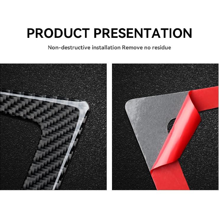 Car Gear Shift Panel Sticker Decal Carbon Fiber Trim fits for BMW F30 F31 F34 3GT F32 F33 F36 2012- Accessories - 330e NOT FIT (Black)