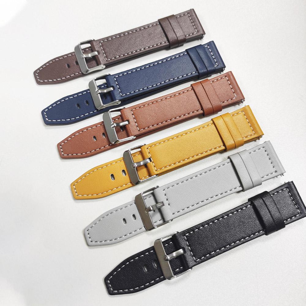 22mm Leather Silicone Strap for Huawei Watch GT6 6Pro GT5 GT4 46mm/Ultimate Replace Bracelet for Xiaomi Watch color 2/S4 S1 Band