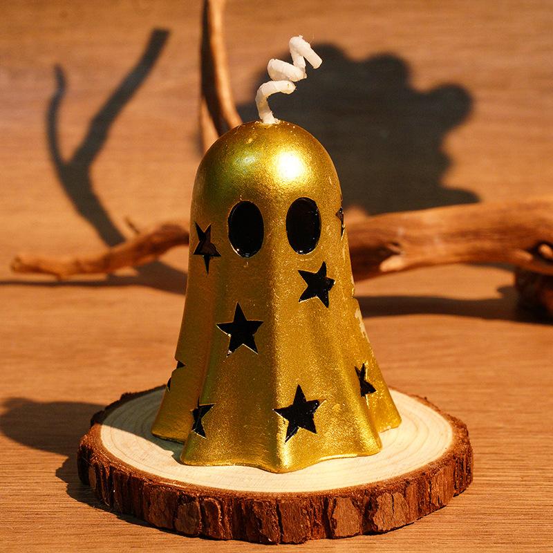 Velas Perfumadas de Abóbora Fantasma de Halloween Velas Criativas de Aromaterapia Decorativas Presentes para Festival Decoração Assustadora para Festa em Casa Vela 3D