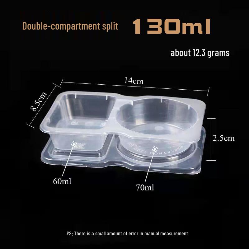 Shixun Double Compartment Microwaveable Sauce Boxes
