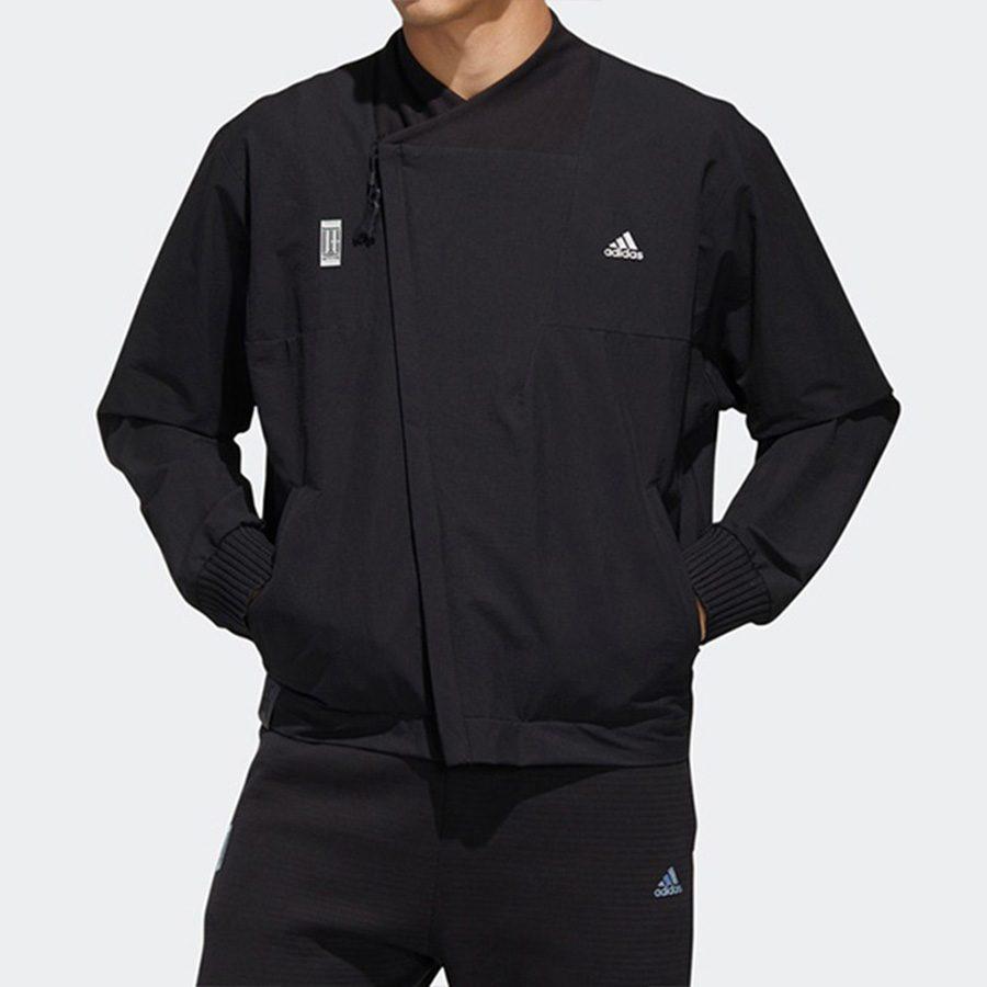 Adidas Jackets Men's Black V Neck Moderate Pilot GL0403