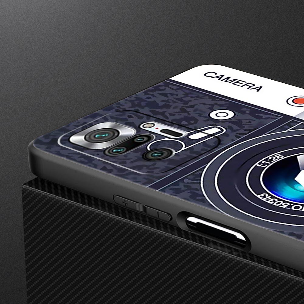 Per custodie Redmi 10C Fotocamera Vintage Radio Registratore a Nastro Custodia per Cassetta Per Xiaomi Redmi Note 12 11 9S 9 10 Pro Plus 7 9T 8T 9C 9A 8A Cover