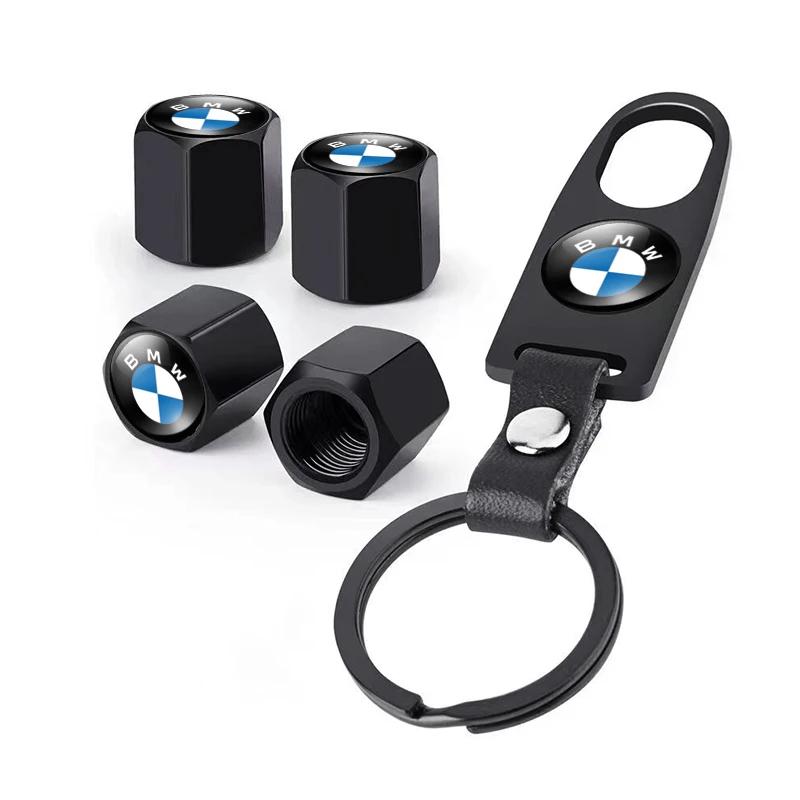 

Car Styling Keychain Key Ring with Auto Tire Valve Caps Tyre Dust Cap For BMW E84 E87 X5 E70 F25 E90 E91 F01 F02 E60 E61 F10 F15