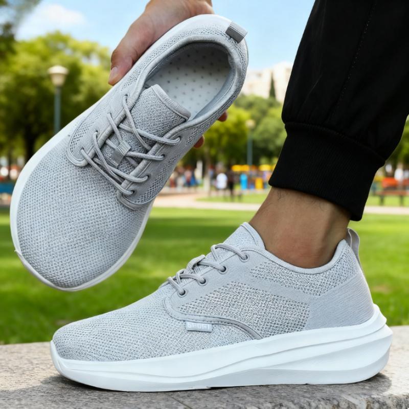 Wide Toe Barefoot Shoes for Men Breathable Non-slip Minimalist Walking Shoes  Fashion Unisex Outdoor Platform Sneakers Women