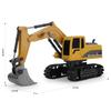 Electric Wireless Remote Control Construction Vehicle, Alloy Excavator Simulation Model Toy, Six-Way Excavator Toy