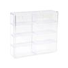 Acrylic Car Display Box 1:64 For Hot Wheels Car Model Toy 8 Grid Cabinet Rack Dustproof Stackable Car Storage Boxes Transparent