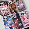 Classic Game Touhou Project Phone Case For IPhone 17 16 15 14 11 12 13 Pro Max Plus Pro Colored Silver Cover