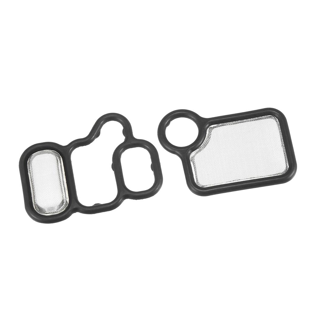 A ABSOPRO Solenoid Gasket Set 15815RAAA02 15845RAAA01 VTEC Solenoid Gasket Spool Valve Filter Screen Fits Hon da Civic 2002-2011