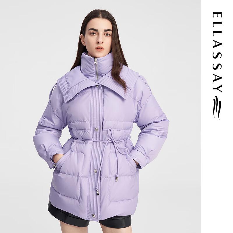 

ELLASSAY Women s Winter Goose Down Jacket with Belt M