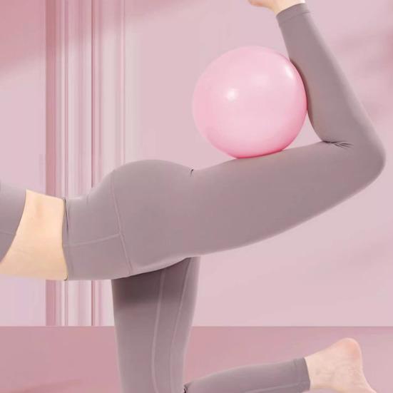 Yousheng Small Pilates Exercise Ball Pelvic Floor Muscle Barre Yoga Core Strength Physical Therapy Stability Fitness Ball Home Gym Mini Workout