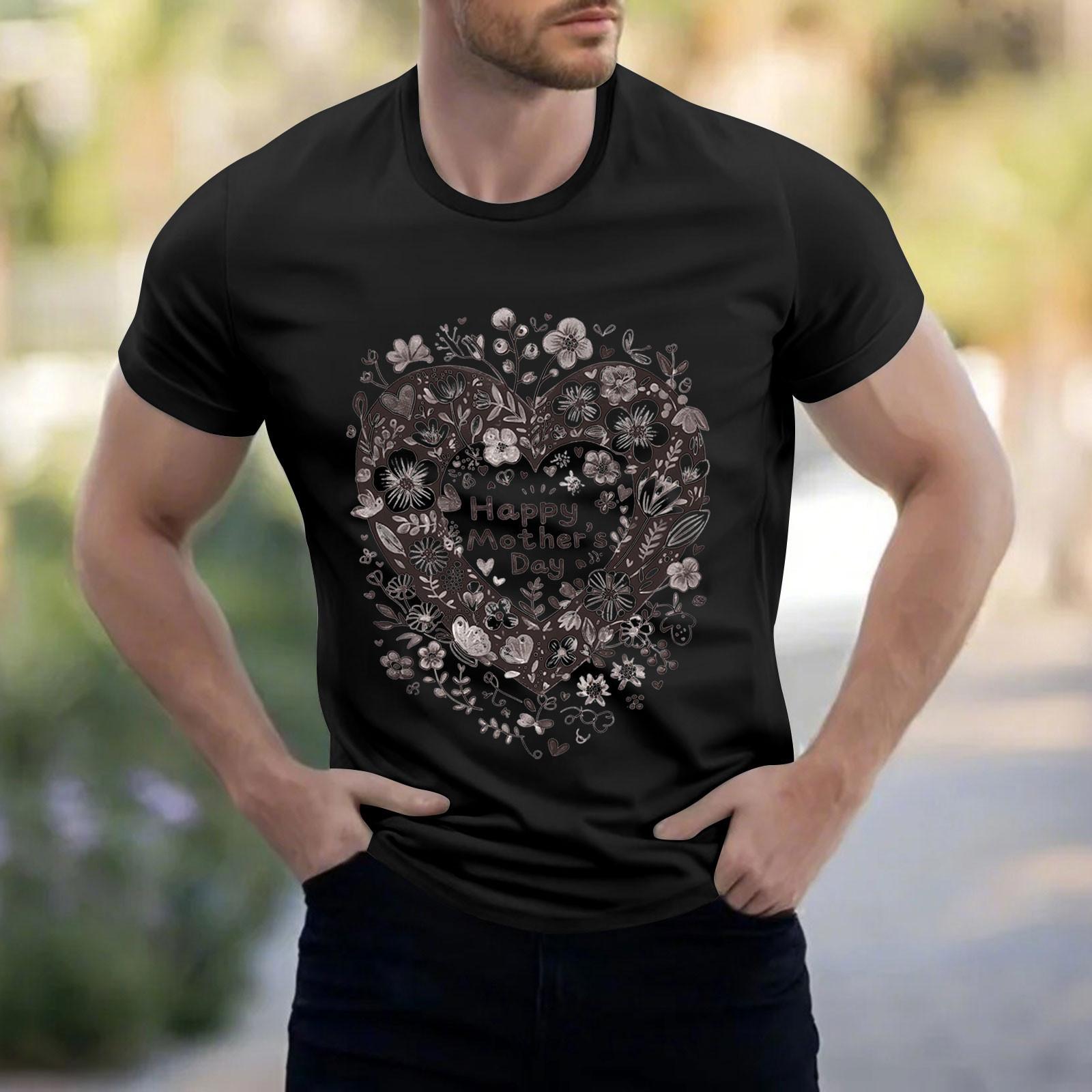 

Мужская рубашка с воротником-стойкой и коротким рукавом, свободная рубашка для отдыха и отдыха, мужская XL чёрный