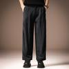 High-end Lyocell Linen-blend Texture Casual Pants Men's Summer Thin Versatile Loose Drape Straight Trousers