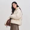 LEDING Women's Corduroy Puffer Down Jacket
