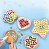 High-value Hot Sale Mosaic Coaster Creative Set Material Tools Handmade Decoration Gift Kindergarten Art Gift Card