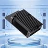 Heavy Duty Passive Cooling Metal Case with Dual Cooling Fan Aluminum Cooling Case with Thermal Tape for Raspberry Pi 4B
