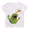Ghostbusters Kawaii Baumwoll-T-Shirt mit Aufdruck für Kinder, Top, Street Fashion, grafische T-Shirts für Jungen/Mädchen, atmungsaktive Casual-T-Shirts