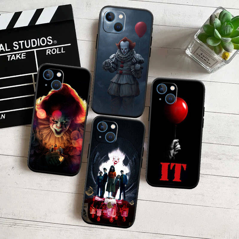 MH72 It Clown Phone Shell Case for Redmi Note 12 12S 12C 13 13C 13R 14 14S 14R 14C Pro Max Plus A3 A3X A4 A5 11A 13X