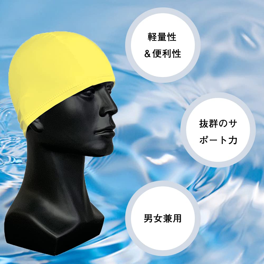 Samcos Swimming Cap, Swimming Cap, Adults, Women, Swimming Cap, Pool