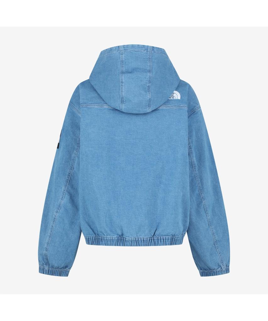 The North Face Nj3Bs09J White Label Brise Denim Jacket Light Blue