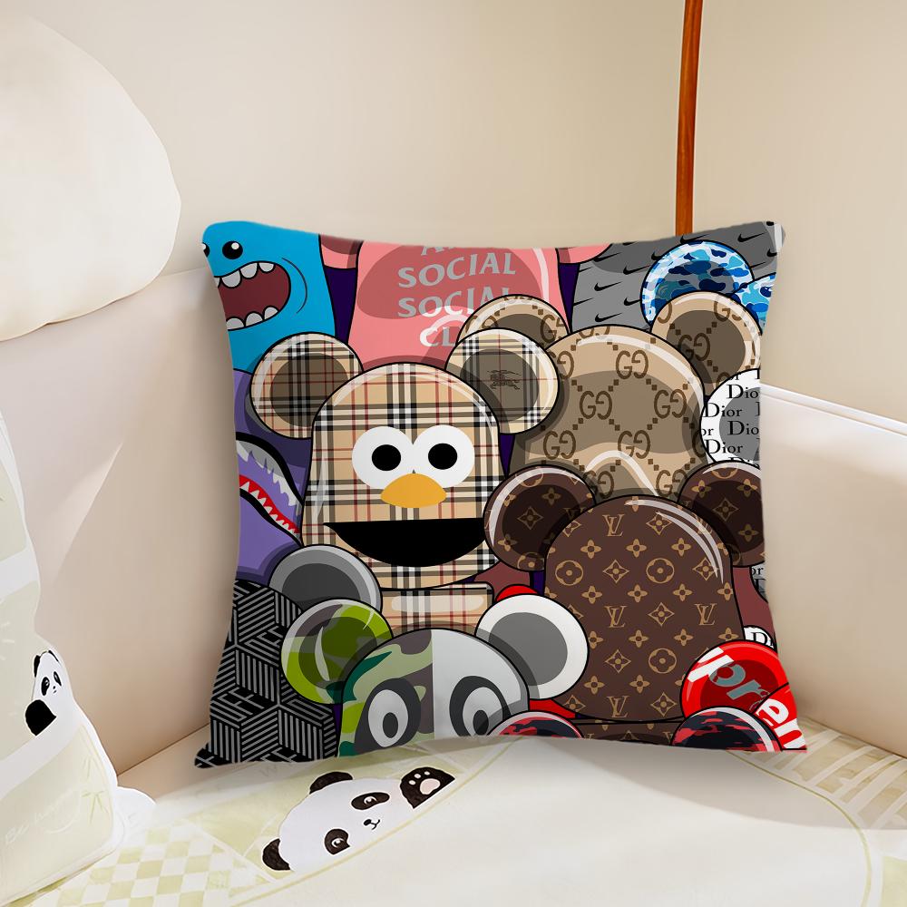 Süßes Mode B-Bearbricks-S Coole Kissenhülle Wohnzimmer Kopfteil Schlafzimmer Büro Kissen Kissen Sofa Nickerchen Zeit Kissenbezug