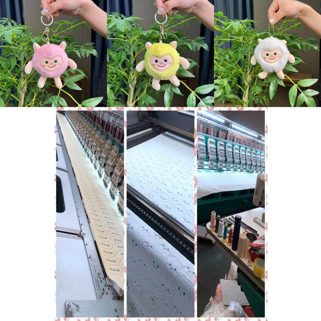 Sweet And Colorful Sheep Plush Keychain Adorable Lamb Stuffed Toy For Birthdays