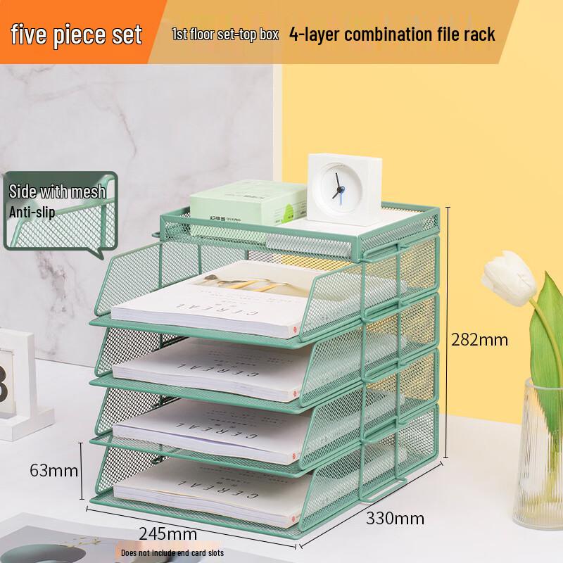 Handon Metal 5-Tier Vertical File Holder