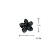 1/3PCS Women Laser Mermaid Princess Flower Shaped 8cm Large Brown Beige Lightweight Plastic Hair Clips Fashion Hair Accessories