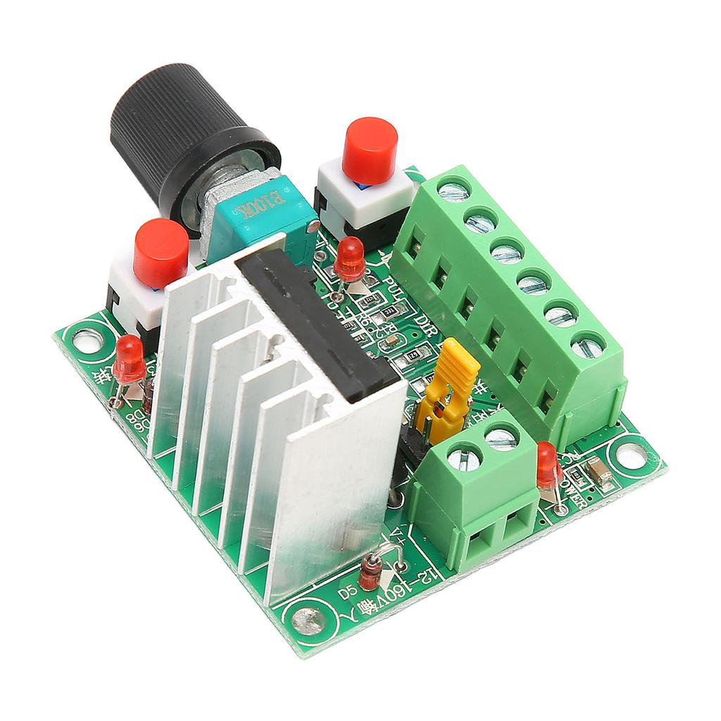 PWM Adjustable Stepper Motor Controller DC 5‑12V 15‑160V 3 Frequencies PCB Board Signal Generator Speed Regulator