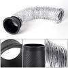 Air Intake Turbo Inlet Pipe Air Intake Turbo Inlet Pipe Set Car Front Bumper Turbo Inlet Pipe Easy Installation Carbon Fiber