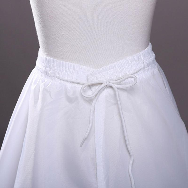 Crinoline Underskirt Petticoat Floor Length for Women Girls Bridal Dress Vintage Ball Gown White Hoop Skirt