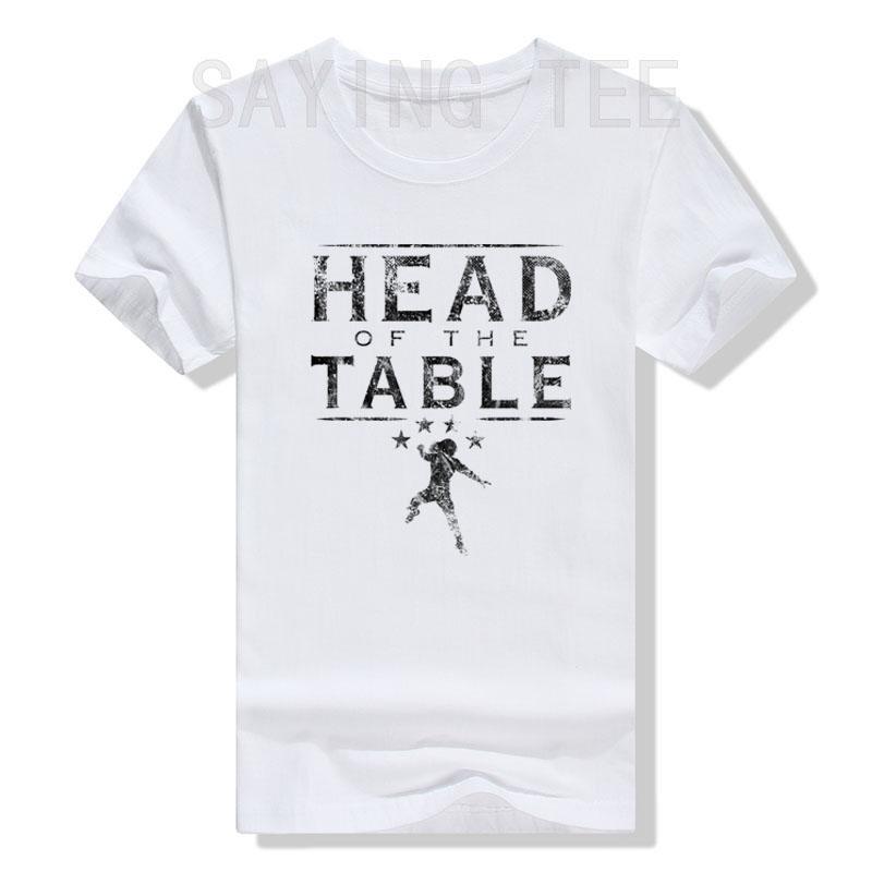 Head of The Table Wrestling Fighting Boxing Fan Vintage Men's Short Sleeve T-Shirt Cotton Graphic Tee Top Fashion Apparel Gifts