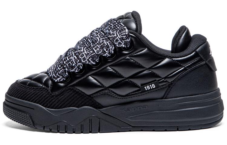 Sneakers Kappa Back to Back Abrasion Resistant Slip Resistant Skateboard Shoes Women's Black