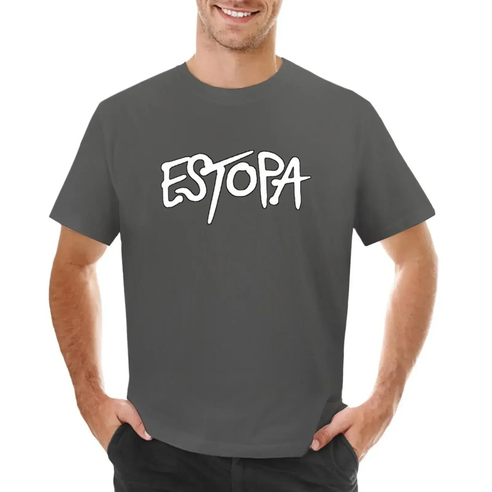 

graphic harajuku your own blanks Short sleeve tee homme T-shirt estopa customs design manga vintage anime clothes mens t shirt XL