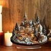 2D Snow House Desktop Decoration Ornaments Home Bedside Ornaments