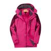 Outdoor Windproof 3-in-1 Detachable Mountaineering Suit with Two-Piece Fleece Liner