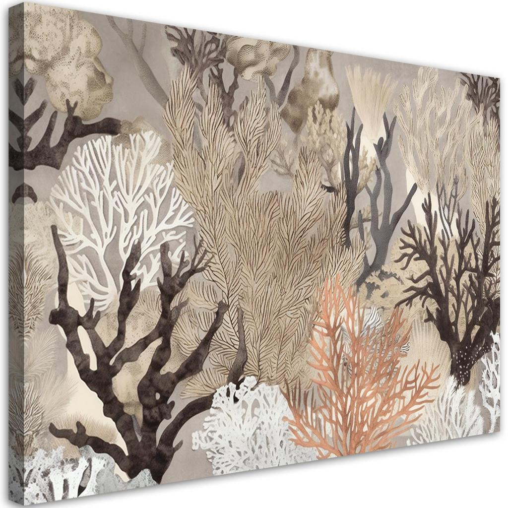 Canvas print, Coral plants