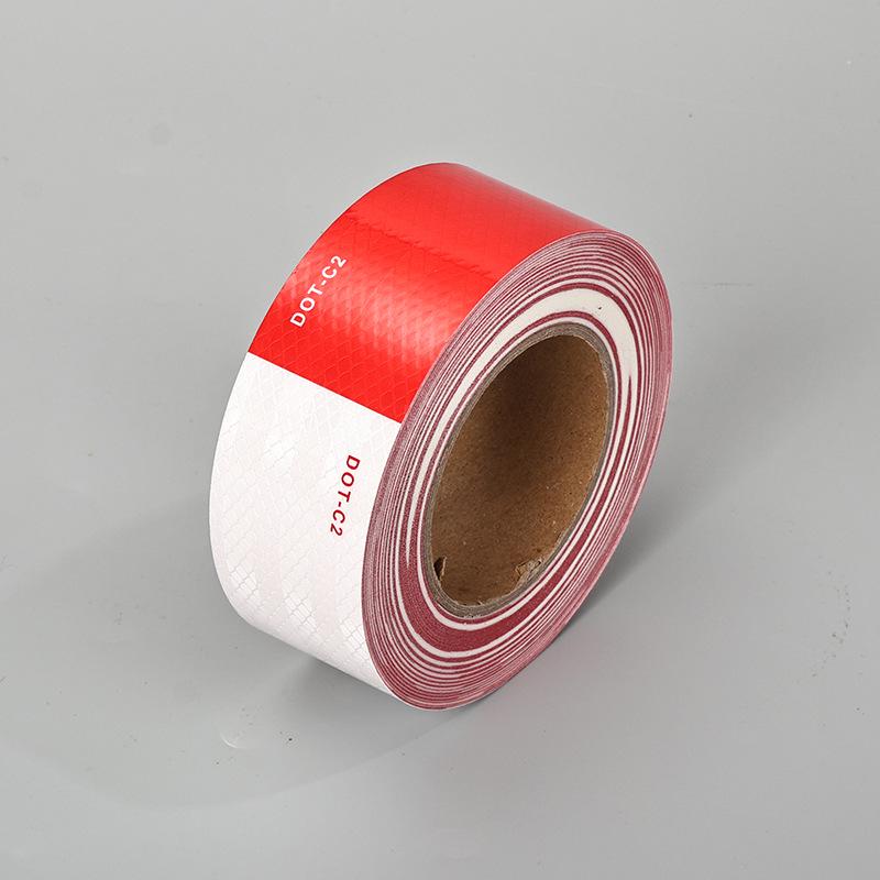 

Светоотражающие наклейки безопасности: Предупреждающие полосы для питомцев и транспортных средств, красно-белые