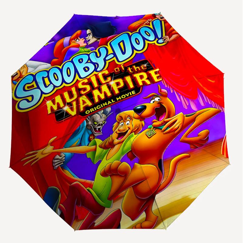 1PC Scooby-Doo Music of the Vampire Umbrella-8-Rib Reinforced, Automatic Open, Lightweight & Durable, Cute Fashion Accessory for Outdoor, D2641