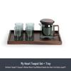 Mr. Nanshan 'My Heart' Glass Teapot & Tray Set