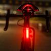 Gaciron W16 Bicycle Rear LED USB Light, (30 Lumens), Waterproof, IPX4, Charging, Vertical, Aero, Slim, Type-C