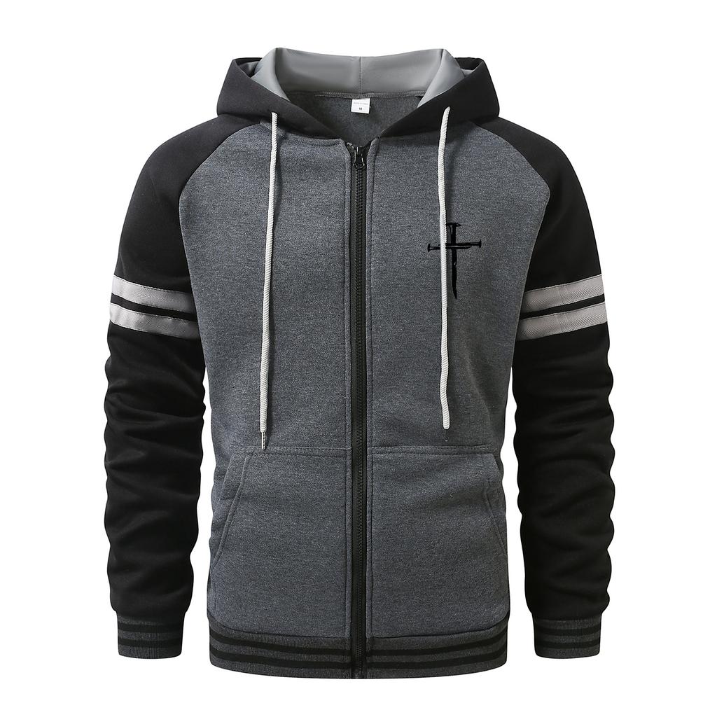 Hoodies for Men Cardigan Zip Hoodies Hooded Pocket Sports&Outdoor Men's Fashion Hoodies & Sweatshirts Streetwear Casual  Men's Coats