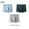 Herren Reine Baumwolle & Maulbeerseide Antibakterielle Boxershorts – Atmungsaktiv, Elastisch, Bequem Neuer Stil