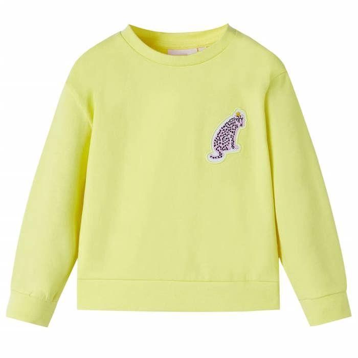 Sweatshirt pour enfants jaune 92/104/116/128/140