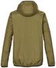 Killtec Jacket with Functional Hood Windproof and Waterproof Jacket Moss Green