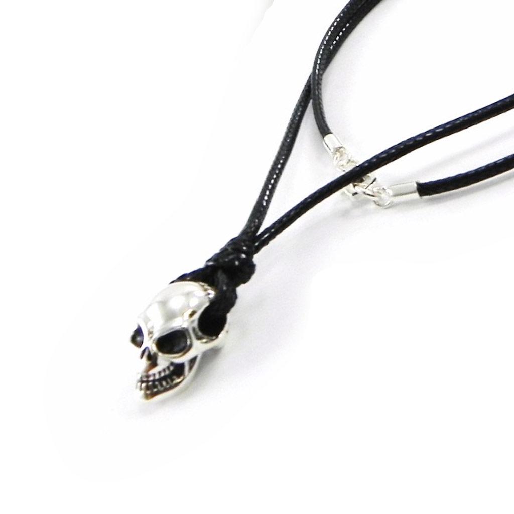 Les Trésors De Lily [I5385] - Silver 'Skull' Necklace