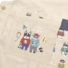 Animal Mode Side Open Apron 258517 Beige [Kusuguru Japan] M-L
