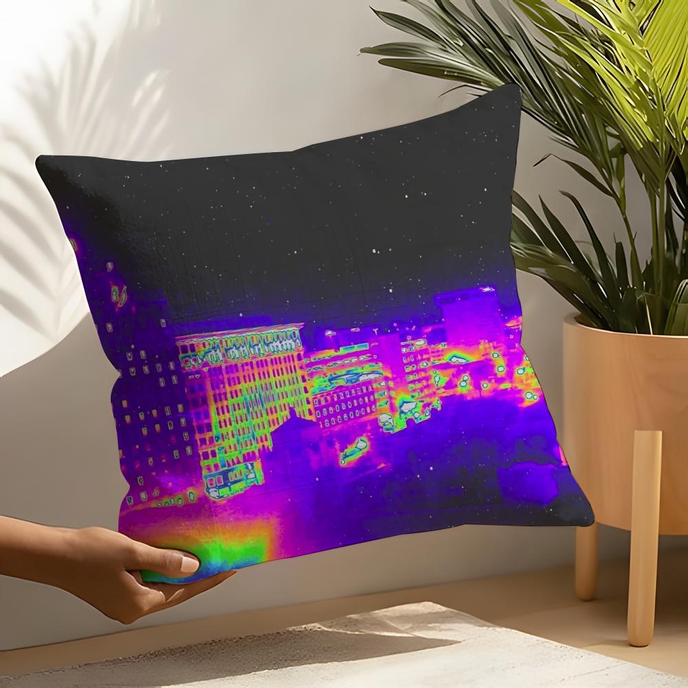 Cool Nneon core Pillow Case Home Living Room Decoration Linen Pillow Cases Cushion Cover