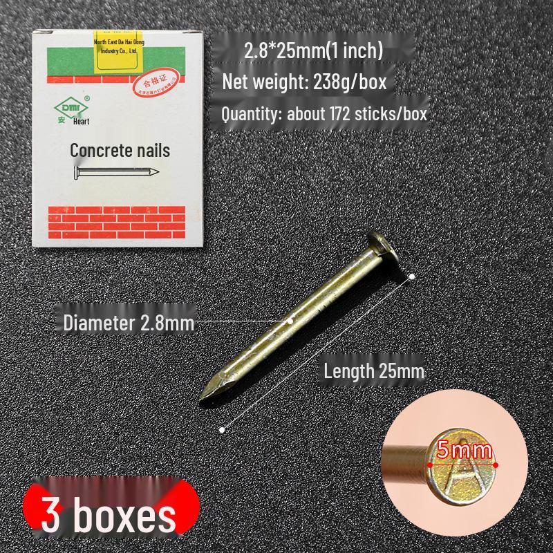 Long Cement Steel and Iron Nails for Wall and Woodworking
