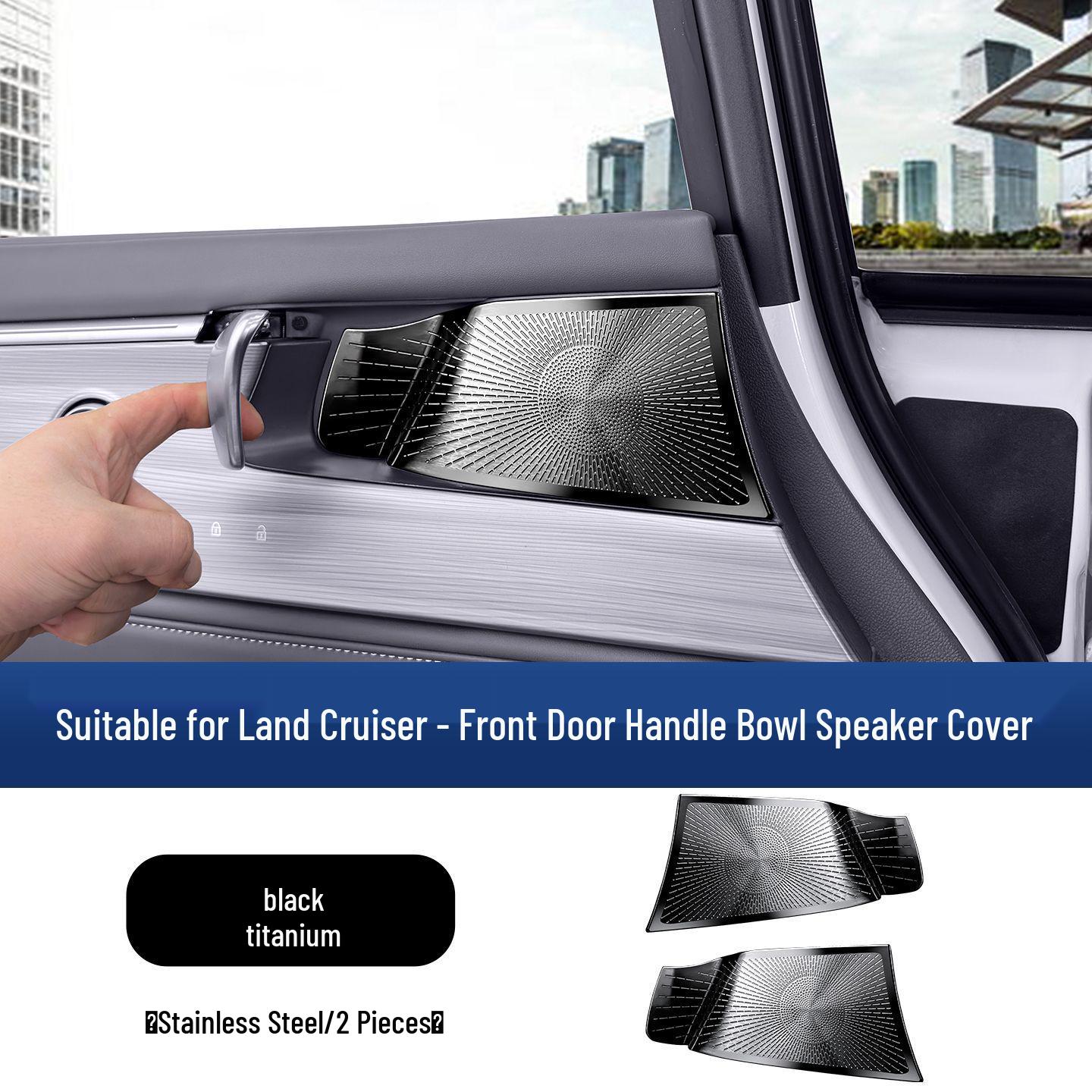 Buick GL8 Lu Zun Front Door Handle Bowl & Speaker Ring Frame Interior Decoration Sticker
