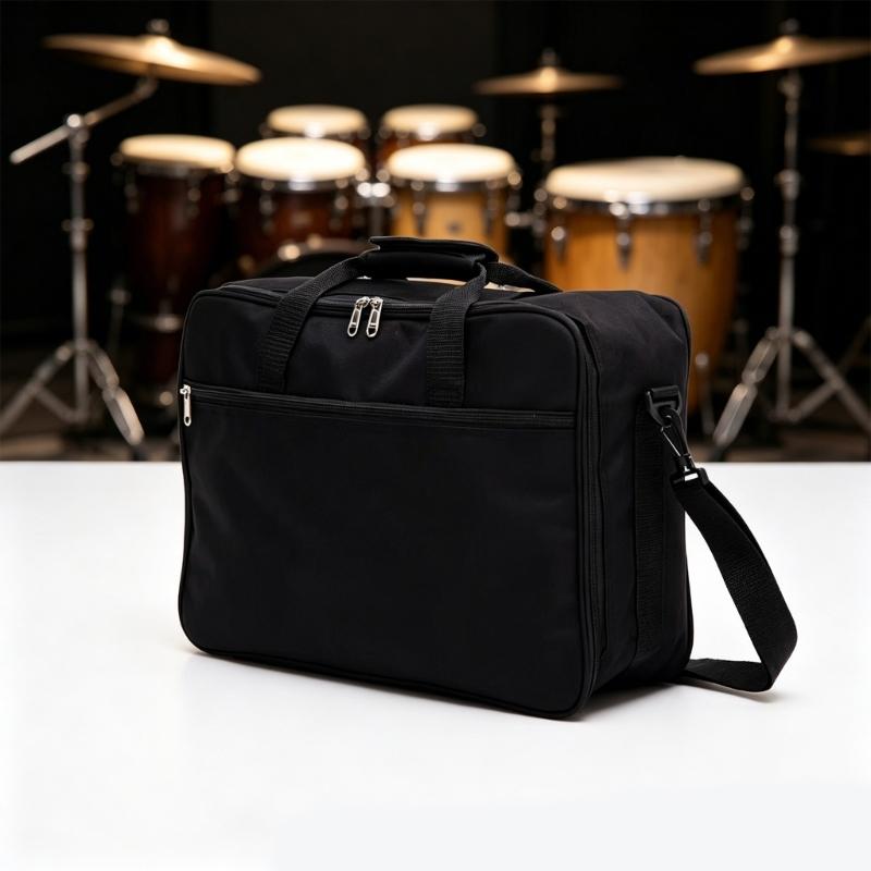 Große Kapazität Dick Gepolsterte Trommelpedal Tasche Doppelbass-Trommelpedale Schultertasche Musikinstrumente Zubehör